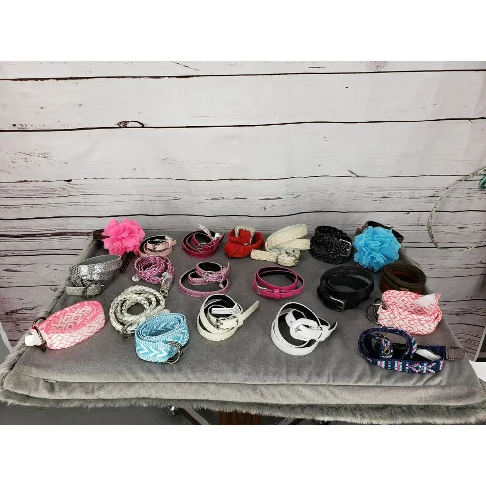 Lot Of 20 Kid Sizes Small And Medium‎ Various Brands Belts
